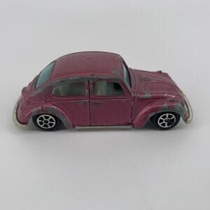 YATMING DIECAST HONG KONG #1009 VOLKSWAGEN VW BEETLE BUG PURPLE